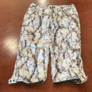 Men's Snow Camo Cargo Pants Fully Lined Cold Days